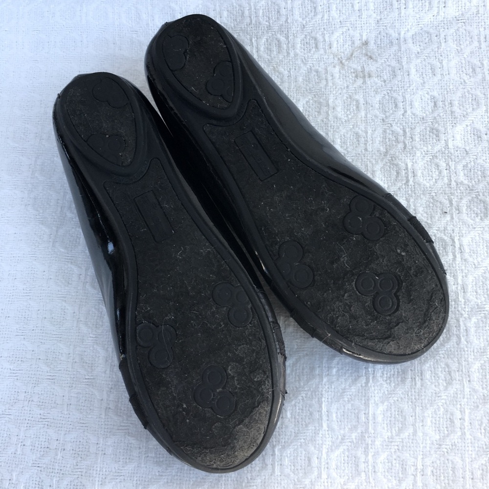 FERGALICIOS BY FERGIE ALANA BLACK PATENT LEATHER SLIP ON BALLET FLATS - Picture 11 of 12